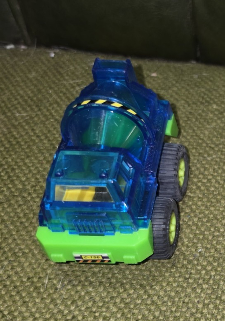 MegaTop Machine Sparking Friction Crystalline Color Blue Cement Mixer